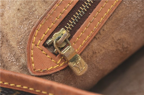 Authentic Louis Vuitton Monogram Bucket GM Shoulder Bag M42236 LV Junk H6459