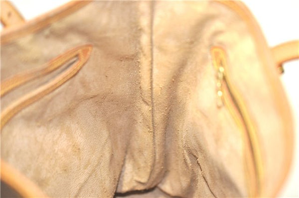 Authentic Louis Vuitton Monogram Bucket GM Shoulder Bag M42236 LV Junk H6459