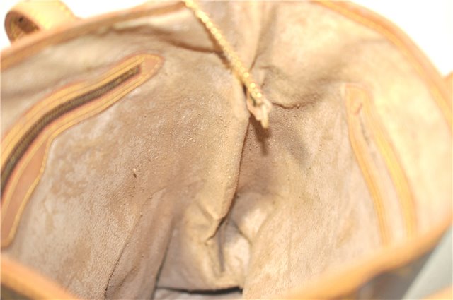 Authentic Louis Vuitton Monogram Bucket GM Shoulder Bag M42236 LV Junk H6459