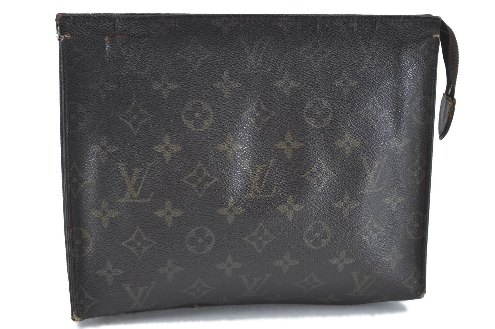 Auth Louis Vuitton Monogram Poche Toilette 26 Cosmetics Pouch M47542 LV H6475