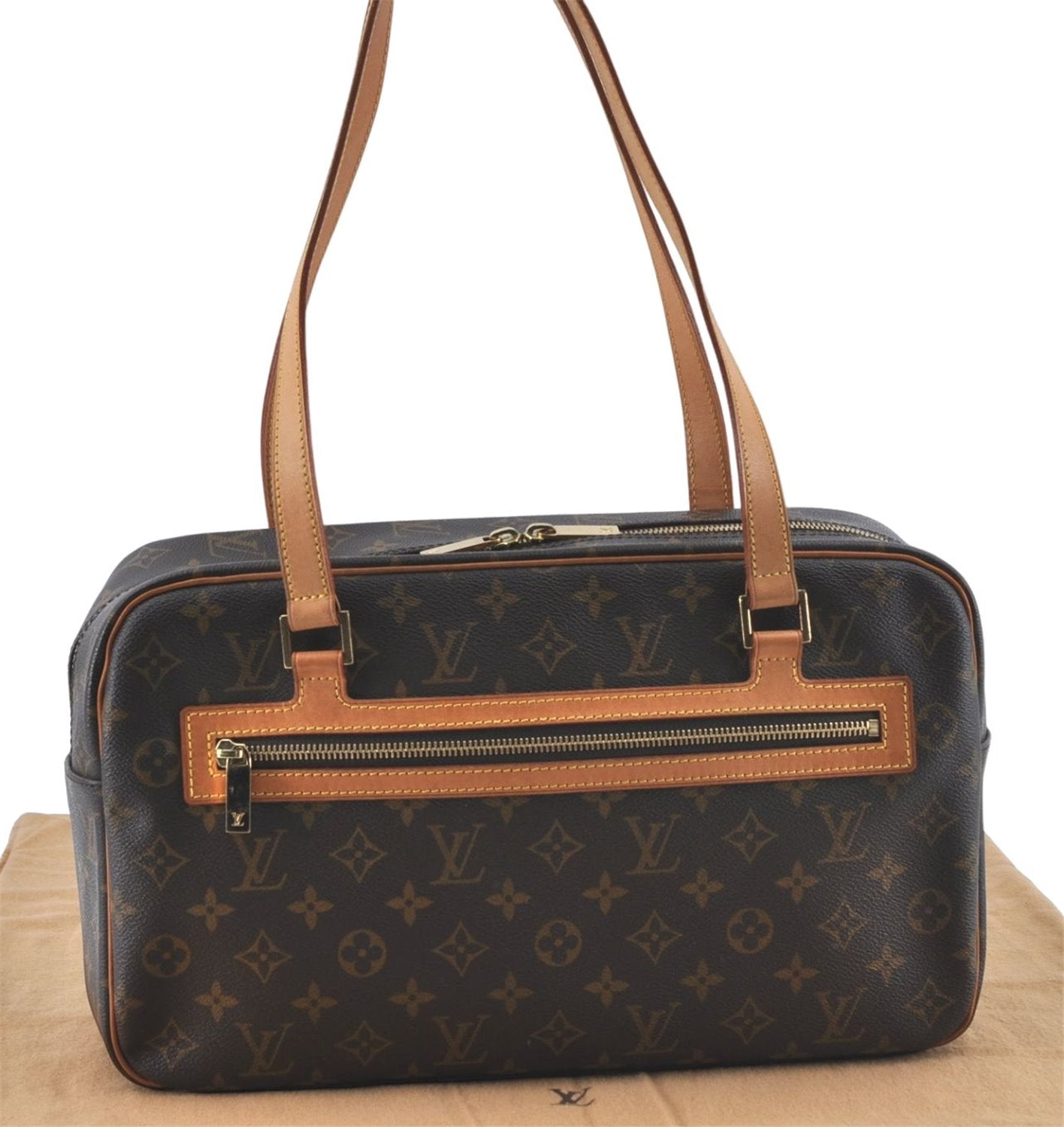 Authentic Louis Vuitton Monogram Cite GM Shoulder Bag M51181 LV H6510