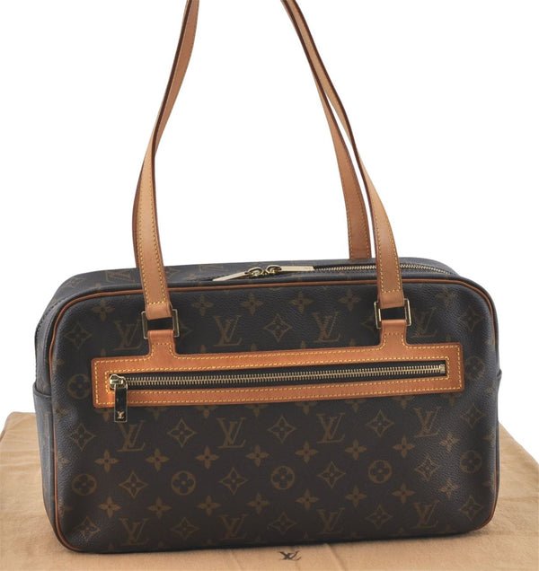Authentic Louis Vuitton Monogram Cite GM Shoulder Bag M51181 LV H6510
