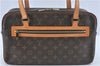 Authentic Louis Vuitton Monogram Cite GM Shoulder Bag M51181 LV H6510