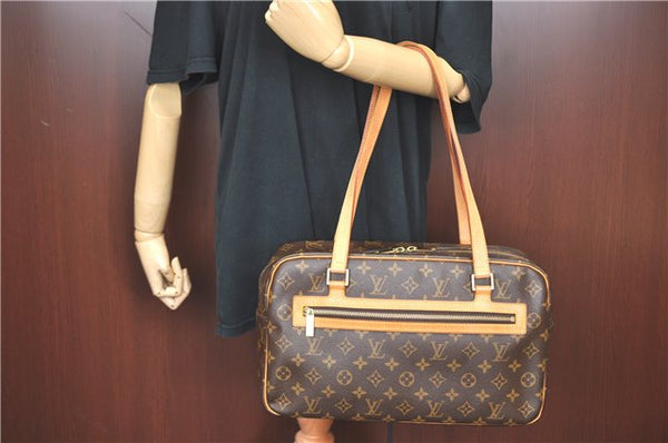 Authentic Louis Vuitton Monogram Cite GM Shoulder Bag M51181 LV H6510