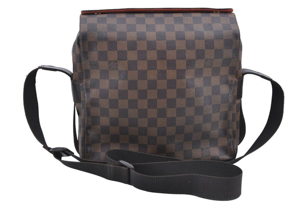Authentic Louis Vuitton Damier Naviglio Shoulder Cross Body Bag N45255 LV H6525