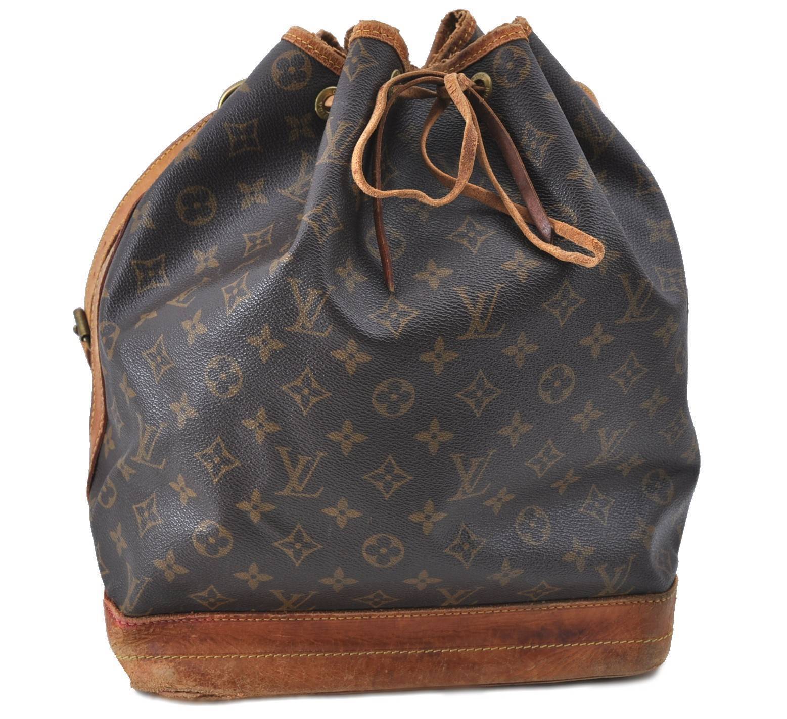 Authentic Louis Vuitton Monogram Noe Shoulder Bag M42224 LV H6554