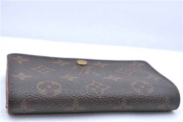 Auth Louis Vuitton Monogram Porte Monnaie Billets Tresor Wallet M61730 LV H6577