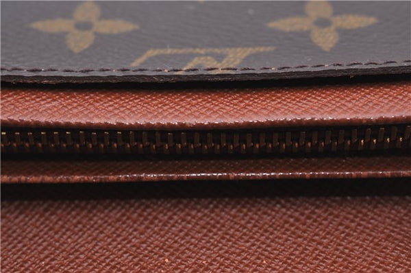 Auth Louis Vuitton Monogram Porte Monnaie Billets Tresor Wallet M61730 LV H6577