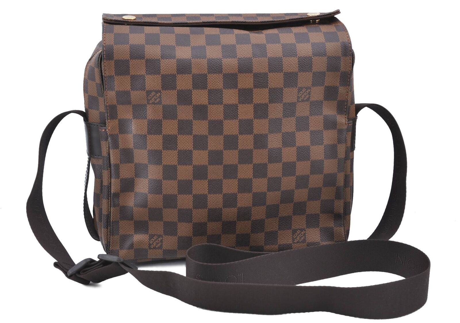Authentic Louis Vuitton Damier Naviglio Shoulder Cross Body Bag N45255 LV H6591