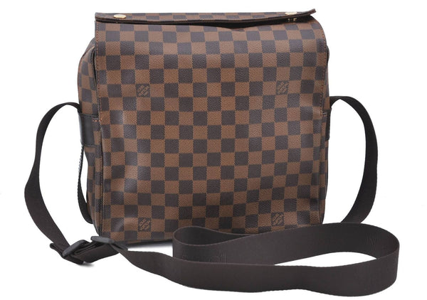 Authentic Louis Vuitton Damier Naviglio Shoulder Cross Body Bag N45255 LV H6591