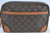 Auth Louis Vuitton Monogram Trocadero 30 Shoulder Cross Body Bag M51272 LV H6602
