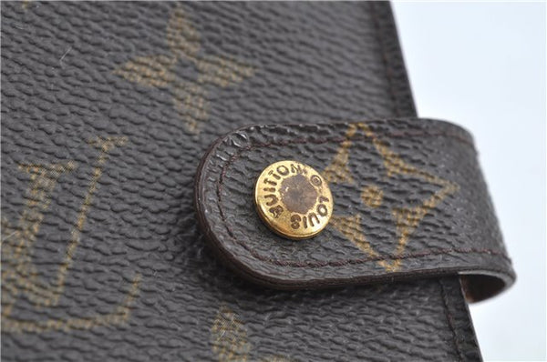 Authentic Louis Vuitton Monogram Agenda PM Day Planner Cover R20005 LV H6606