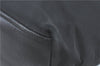 Authentic PRADA Nylon Leather Shoulder Hand Tote Bag Black H6613