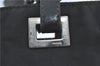 Authentic PRADA Nylon Leather Shoulder Hand Tote Bag Black H6613