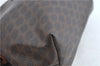 Authentic CELINE Macadam Blason Clutch Hand Bag Pouch PVC Leather Brown H6641