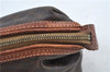 Authentic CELINE Macadam Blason Clutch Hand Bag Pouch PVC Leather Brown H6641