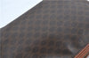 Authentic CELINE Macadam Blason Clutch Hand Bag Pouch PVC Leather Brown H6641