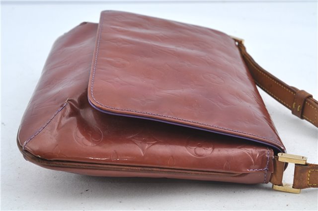 Auth Louis Vuitton Vernis Thompson Street Shoulder Bag Brown Ｍ91095 LV H6642