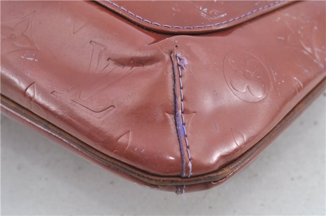 Auth Louis Vuitton Vernis Thompson Street Shoulder Bag Brown Ｍ91095 LV H6642