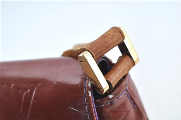 Auth Louis Vuitton Vernis Thompson Street Shoulder Bag Brown Ｍ91095 LV H6642