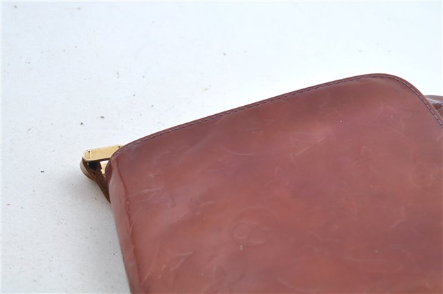 Auth Louis Vuitton Vernis Thompson Street Shoulder Bag Brown Ｍ91095 LV H6642