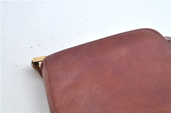 Auth Louis Vuitton Vernis Thompson Street Shoulder Bag Brown Ｍ91095 LV H6642