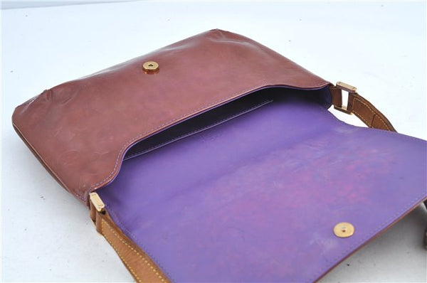 Auth Louis Vuitton Vernis Thompson Street Shoulder Bag Brown Ｍ91095 LV H6642