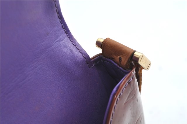 Auth Louis Vuitton Vernis Thompson Street Shoulder Bag Brown Ｍ91095 LV H6642