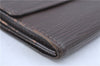 Auth Louis Vuitton Epi Pochette Porte Monnaie Credit Wallet Brown M6357D H6643