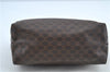 Authentic CELINE Macadam Blason Clutch Hand Bag Pouch PVC Leather Brown H6644