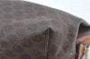 Authentic CELINE Macadam Blason Clutch Hand Bag Pouch PVC Leather Brown H6644