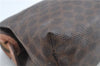 Authentic CELINE Macadam Blason Clutch Hand Bag Pouch PVC Leather Brown H6644