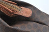 Authentic CELINE Macadam Blason Clutch Hand Bag Pouch PVC Leather Brown H6644
