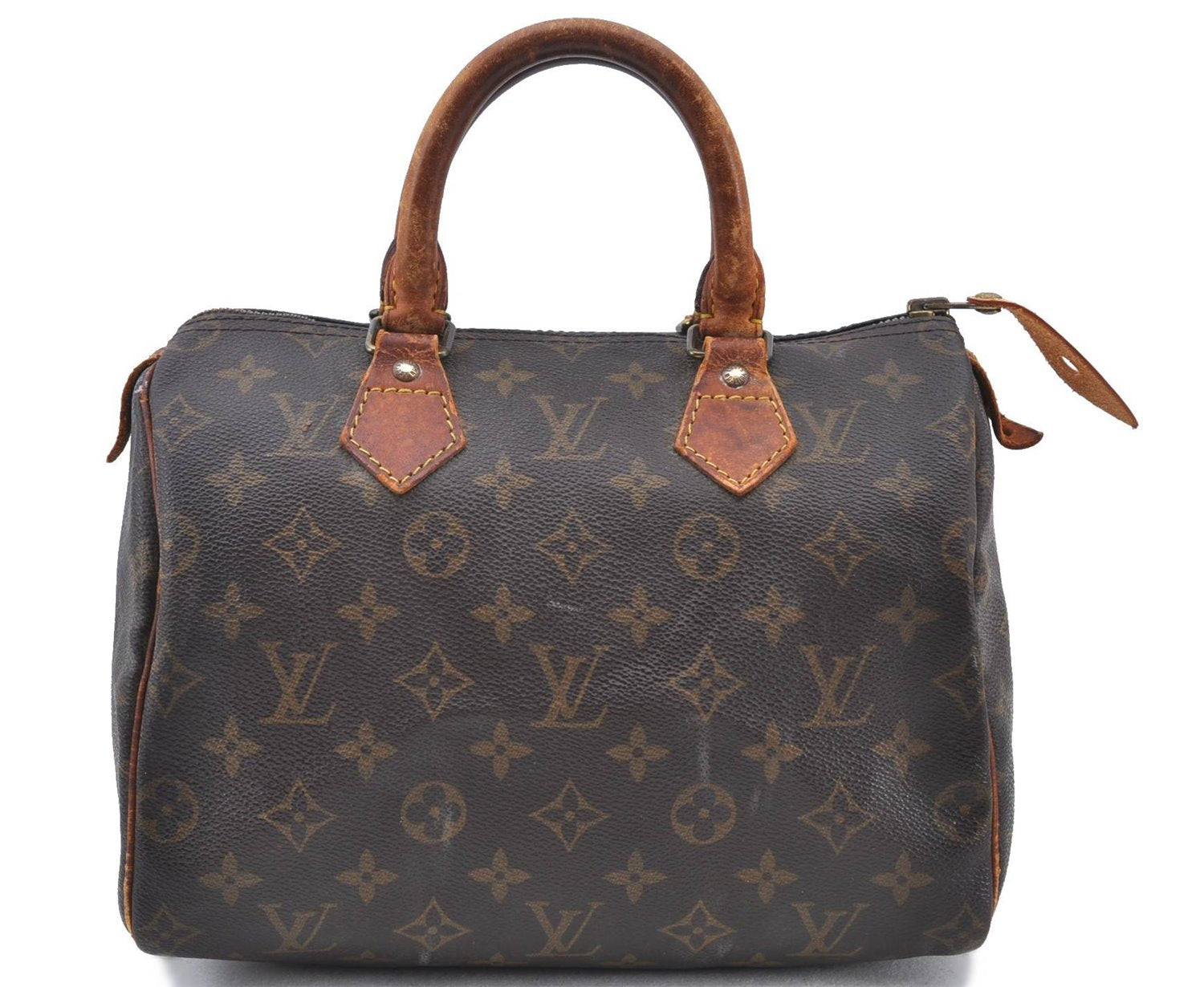 Authentic LOUIS VUITTON Monogram Speedy 25 Hand Bag M41528 LV H6658