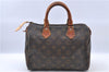 Authentic LOUIS VUITTON Monogram Speedy 25 Hand Bag M41528 LV H6658