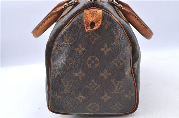 Authentic LOUIS VUITTON Monogram Speedy 25 Hand Bag M41528 LV H6658