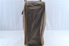 Auth GUCCI Web Sherry Line Travel Boston Bag Nylon Leather Brown Beige H6671