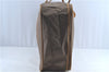 Auth GUCCI Web Sherry Line Travel Boston Bag Nylon Leather Brown Beige H6671