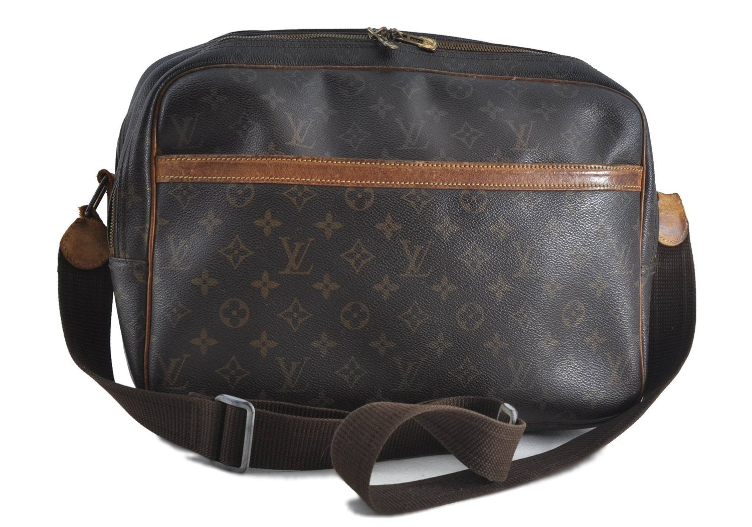 Auth Louis Vuitton Monogram Reporter GM Shoulder Cross Waist bag M45252 LV H6677