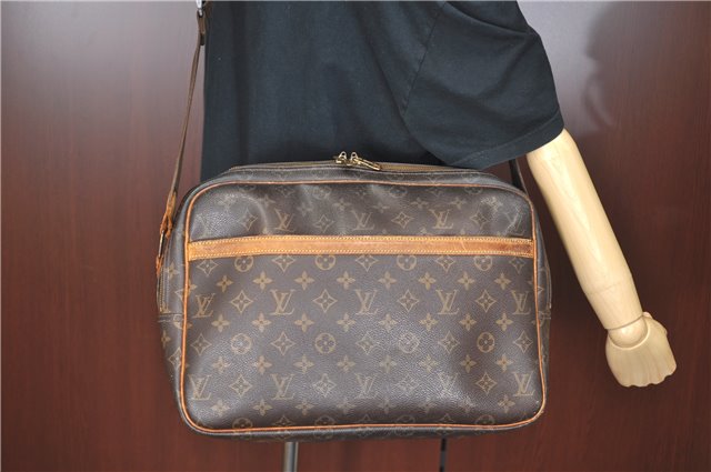 Auth Louis Vuitton Monogram Reporter GM Shoulder Cross Waist bag M45252 LV H6677