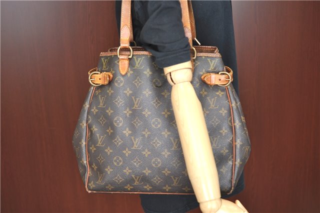 Authentic Louis Vuitton Monogram Batignolles Vertical Tote Bag M51153 LV H6679
