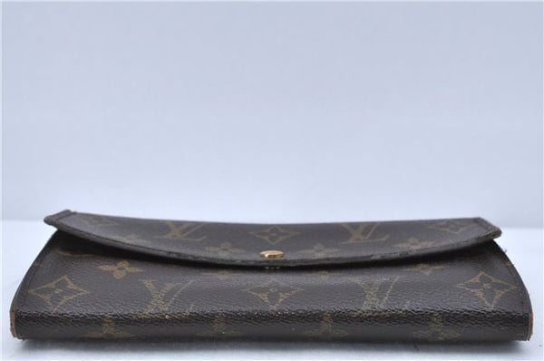 Authentic Louis Vuitton Monogram Portefeuille Sarah Purse Wallet M61734 LV H6682