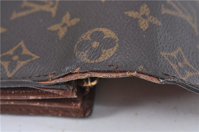 Authentic Louis Vuitton Monogram Portefeuille Sarah Purse Wallet M61734 LV H6682