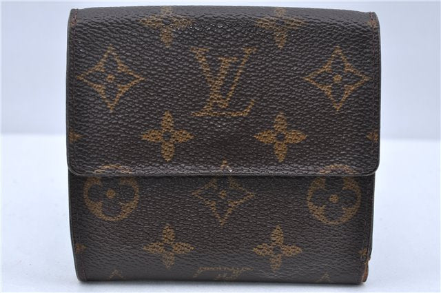 Auth Louis Vuitton Monogram Porte Monnaie Billet Carte Credit M61652 LV H6683