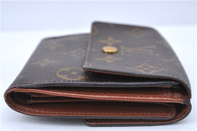 Auth Louis Vuitton Monogram Porte Monnaie Billet Carte Credit M61652 LV H6683