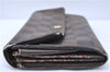 Authentic Louis Vuitton Damier Portefeuille Sarah Purse Wallet N61734 LV H6684