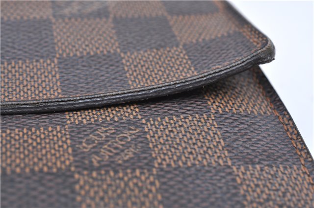 Authentic Louis Vuitton Damier Portefeuille Sarah Purse Wallet N61734 LV H6684