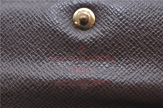 Authentic Louis Vuitton Damier Portefeuille Sarah Purse Wallet N61734 LV H6684