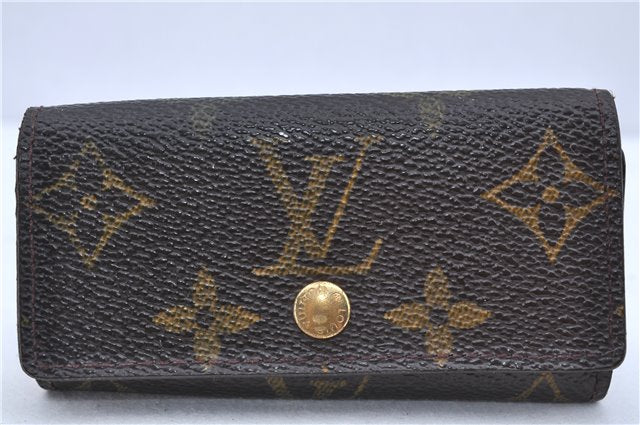 Authentic Louis Vuitton Monogram Multicles 4 Four Hooks Key Case M62631 LV H6688