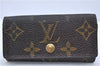 Authentic Louis Vuitton Monogram Multicles 4 Four Hooks Key Case M62631 LV H6688
